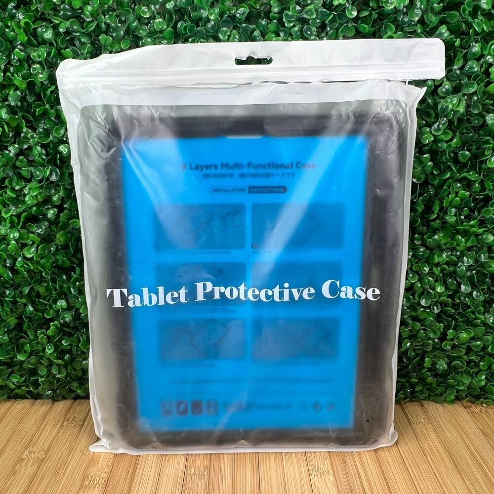 NOB SEYMAC Stock Case iPad Pro 12.9'' with Screen Protector 360 Rotating Stand